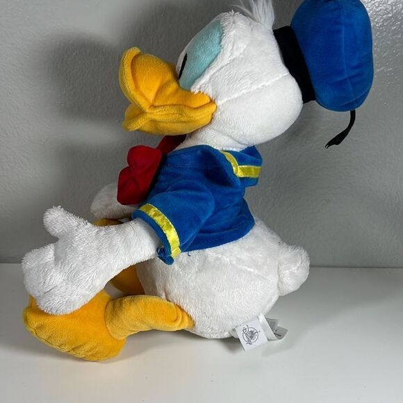 Walt Disney World Donald Duck Stuffed Animal. Blue & White. Medium Size. - Picture 2 of 7